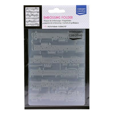 Vaessen Creative Embossing Folder - Notenblatt